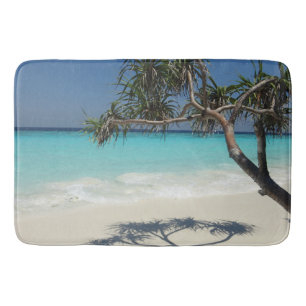 Tapis De Bain Sunny Tropical Beach Ocean Paradise