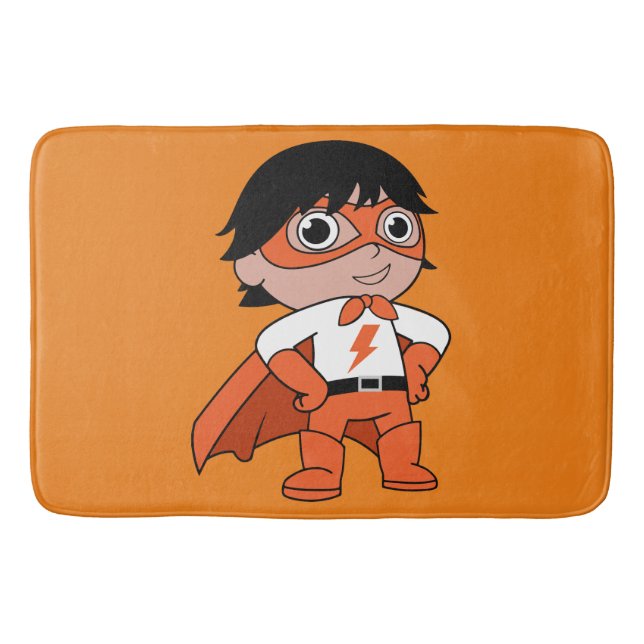 Tapis De Bain Super Boy Action Hero (Devant)