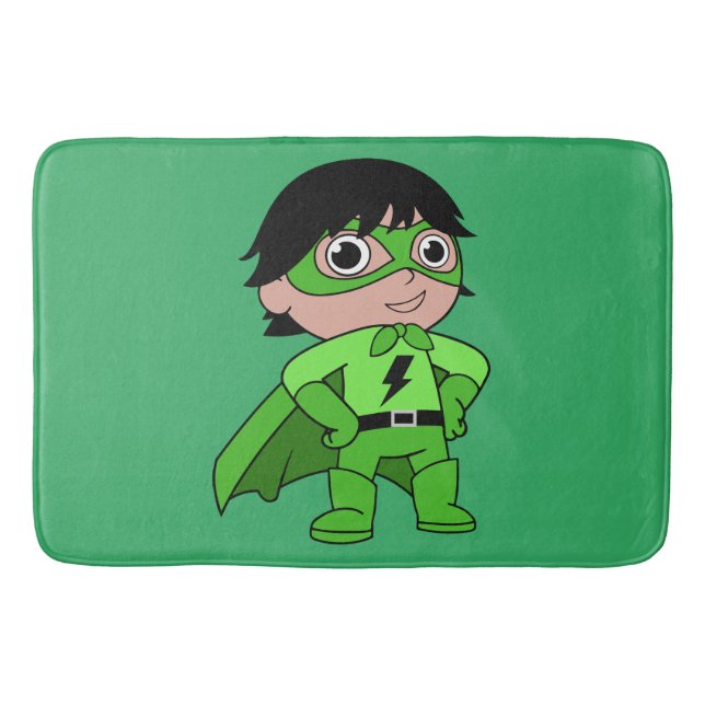 Tapis De Bain Super Boy Action Héros (Devant)