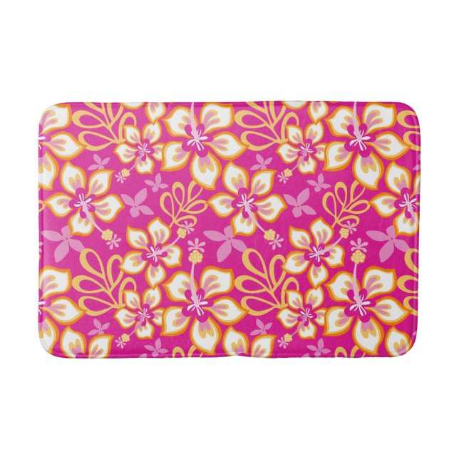 Tapis De Bain Surf JUNGLE (COMBO ROSE CHAUDE) (Devant)