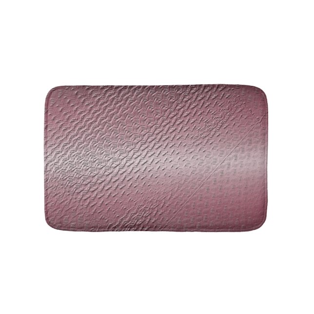 Tapis De Bain surface balayée métallique abstraite (Devant)