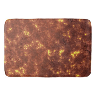 Tapis De Bain Surface de la planète volcanique de lave chaude