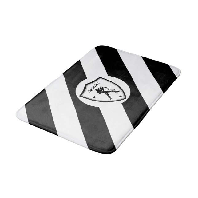 Tapis De Bain Symbole d'Aquarius        (Angle)