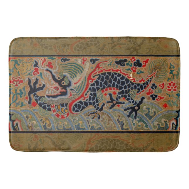 Tapis De Bain Symbole dragon chinois Antique asiatique (Devant)