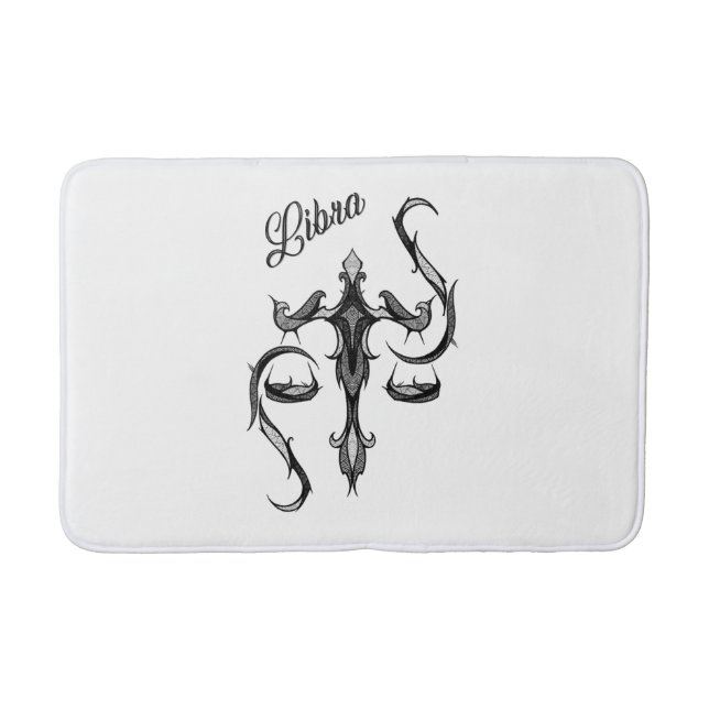 Tapis De Bain Symbole du zodiaque Balance (Devant)