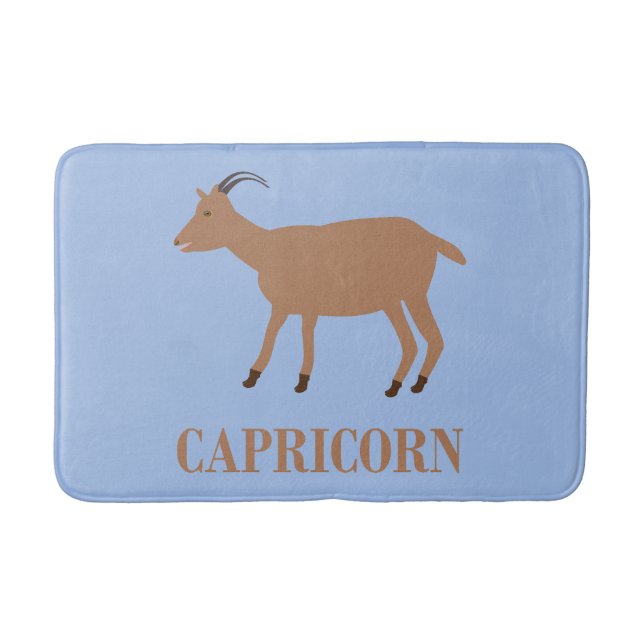 Tapis De Bain Symbole étoile Capricorne Chèvre (Devant)