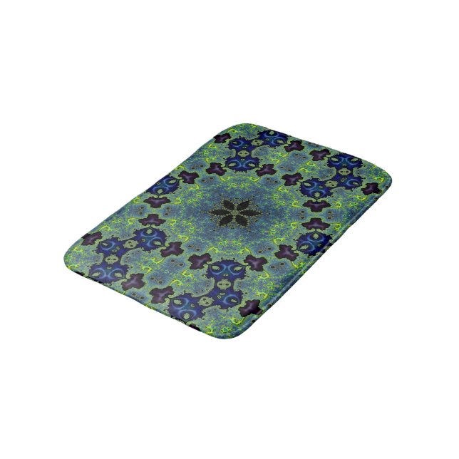 Tapis De Bain Symphonie fractale radiante (Angle)