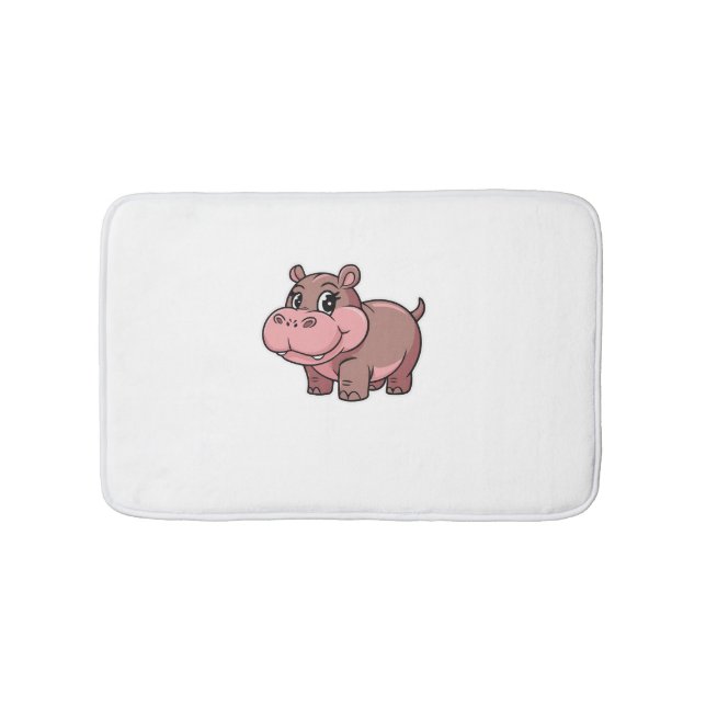 Tapis De Bain T-Shirt à manches longues pour bébé mignon Hippo M (Devant)