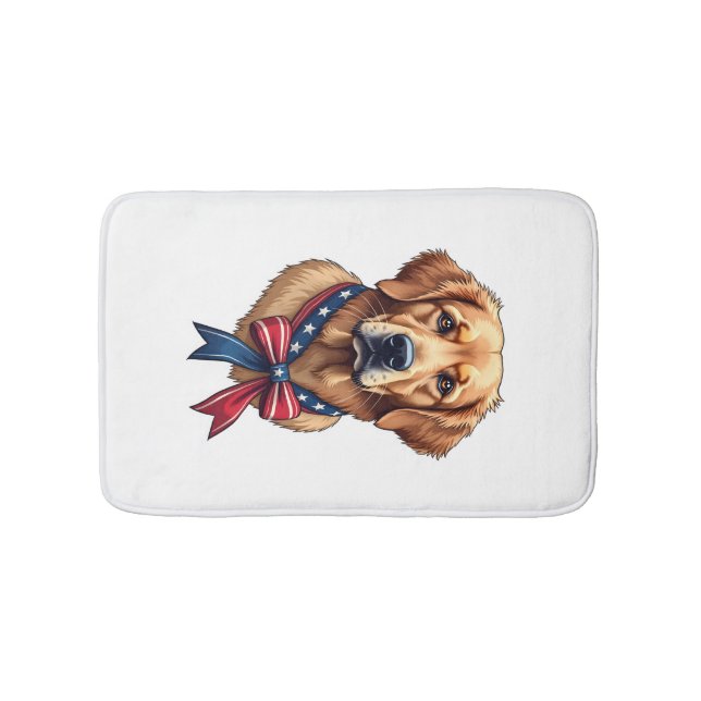 Tapis De Bain T-shirt de la fête des Patriotes pour la Journée d (Devant)