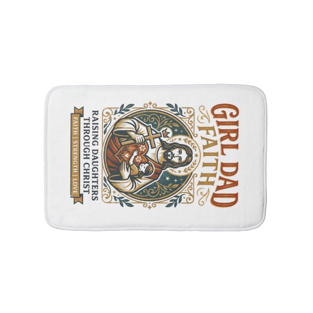Tapis De Bain T-shirt graphique micro-identités de la paternité  (Devant)