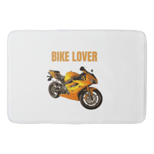 Tapis De Bain T-Shirt Moto pour Amateur de Vélo Vêtement pour