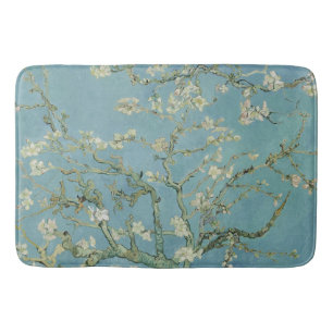 Tapis De Bain Tableau des fleurs d'amandes de Van Gogh
