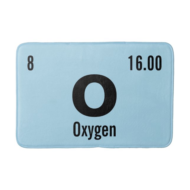 Tapis De Bain Tableau périodique du Modèle des éléments (Devant)