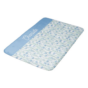 Tapis De Bain Tabliers personnalisés avec nom et fleurs sauvages