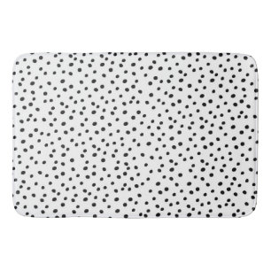 Tapis De Bain Taches noires et blanches