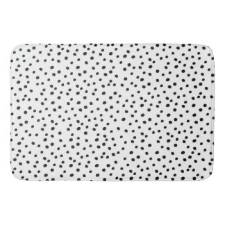 Tapis De Bain Taches noires et blanches
