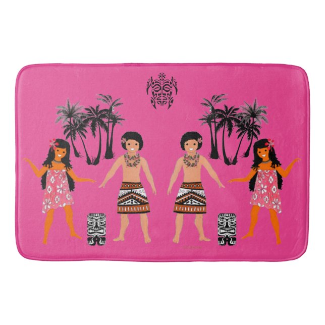 Tapis De Bain Tahiti, Polynésie française (Devant)