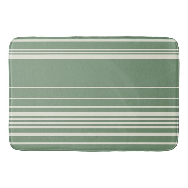 Tapis De Bain Tailles complexes en vert (Devant)