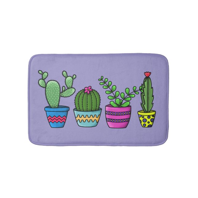 Tapis De Bain Tapete Linha Cactus (Devant)