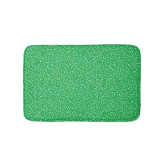 Tapis De Bain Tapis vert moucheté (Devant)