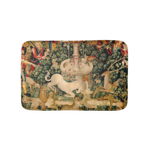 Tapis De Bain Tapisseries Unicorne Trouvé Légende Mythique