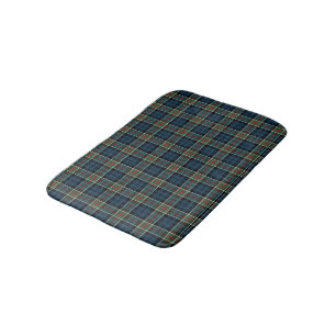 Tapis De Bain Tartan bleu, vert et rouge écossais
