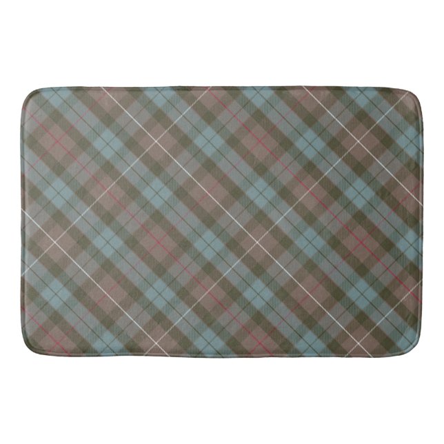 Tapis De Bain Tartan de chasse de Fraser de clan patiné - tourné (Devant)