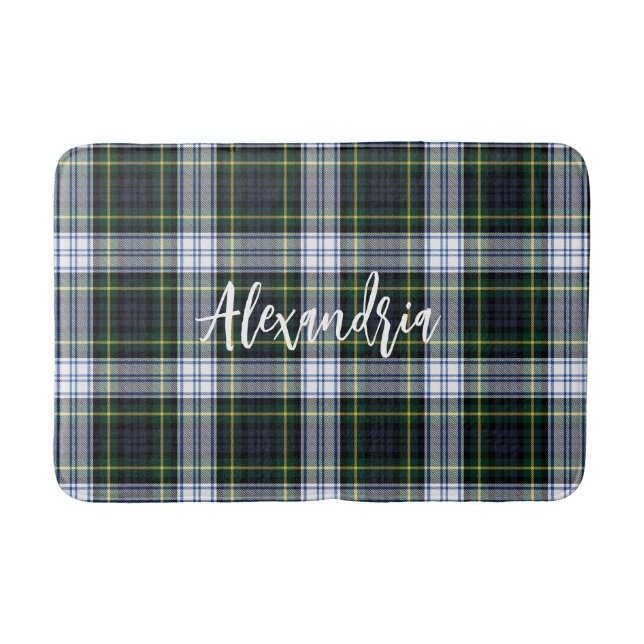 Tapis De Bain Tartan personnalisé Plaid Clan Gordon Rustique (Devant)