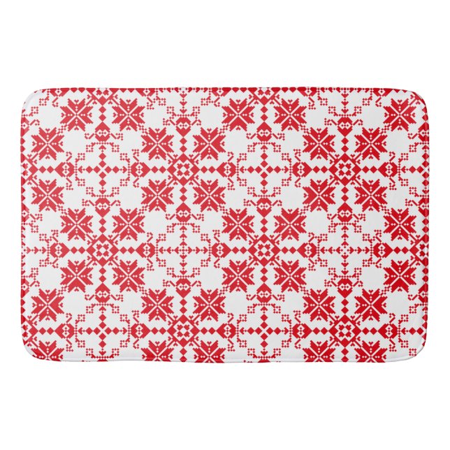 Tapis De Bain Tartlau Rouge (Devant)