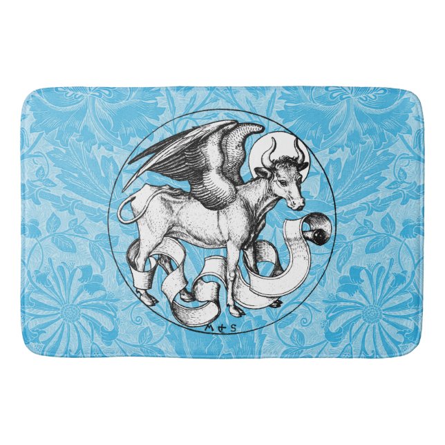 Tapis De Bain Taureau ailé de Saint-Luc du XVe siècle (Devant)