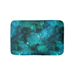 Tapis De Bain Teal Galaxy Series Design 6