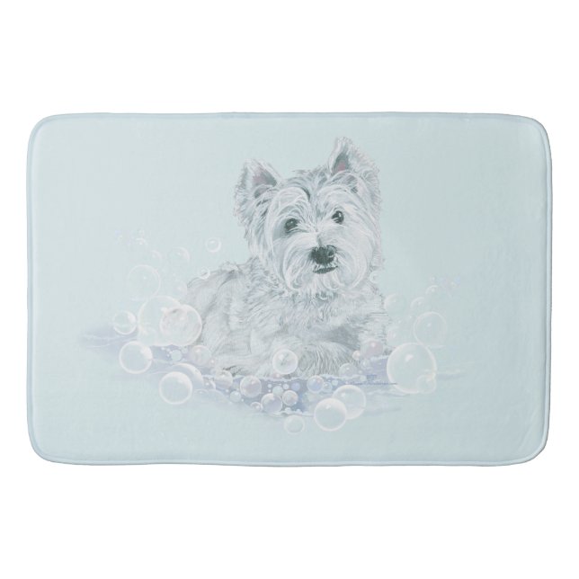 Tapis De Bain Temps de bain Westie (Devant)