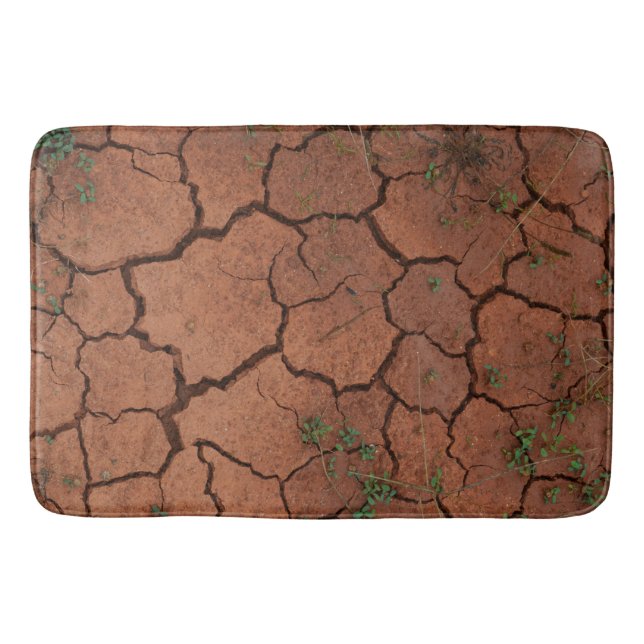 Tapis De Bain terrain sec et fissuré (Devant)