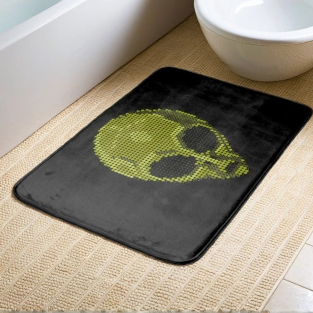 Tapis De Bain Tête d'alien vert (Créateur téléchargé)