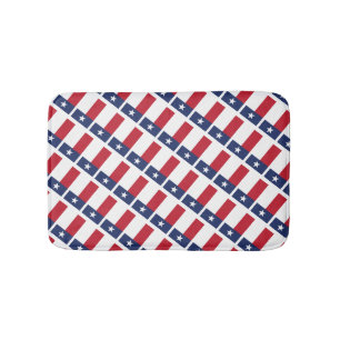Tapis De Bain TEXAS DRAPEAU Étoile solitaire État Décor