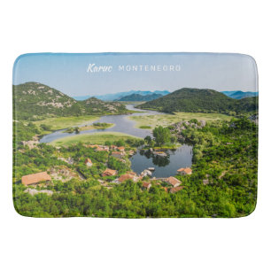 Tapis De Bain Texte personnalisé Monténégro