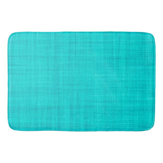 Tapis De Bain Textile Turquoise Fabric Photo (Devant)