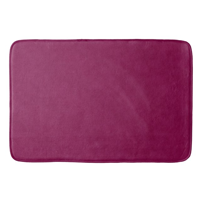Tapis De Bain Texture de Denim magenta chaud, (Devant)