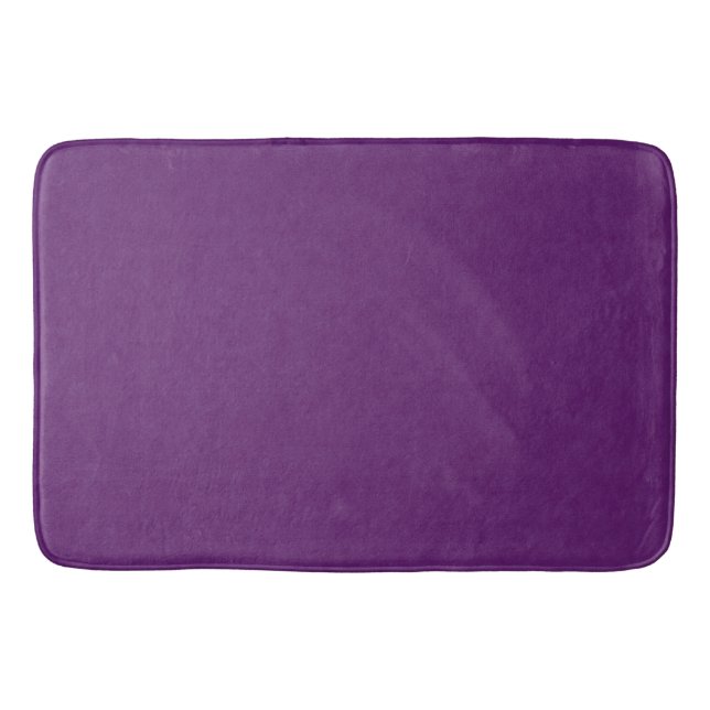 Tapis De Bain Texture de Denim Violet, (Devant)