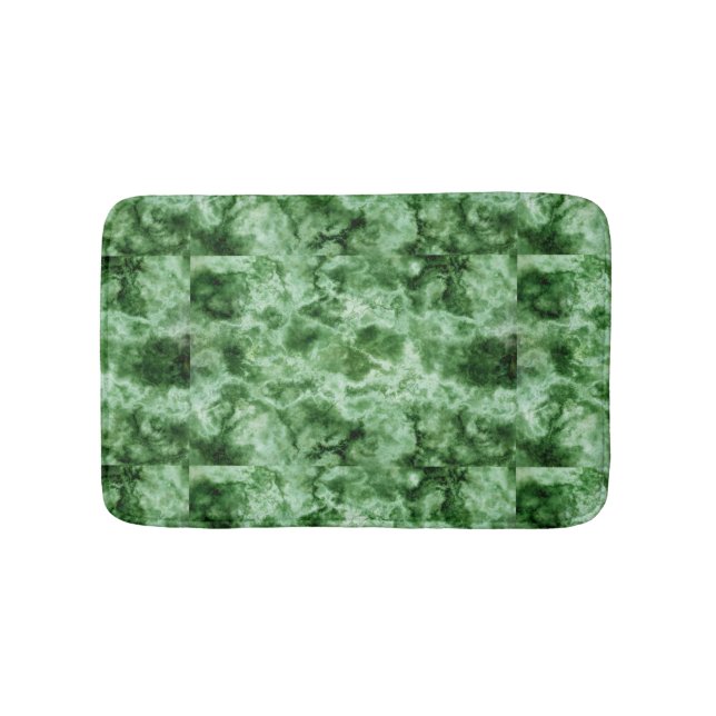 Tapis De Bain Texture de marbre verte (Devant)