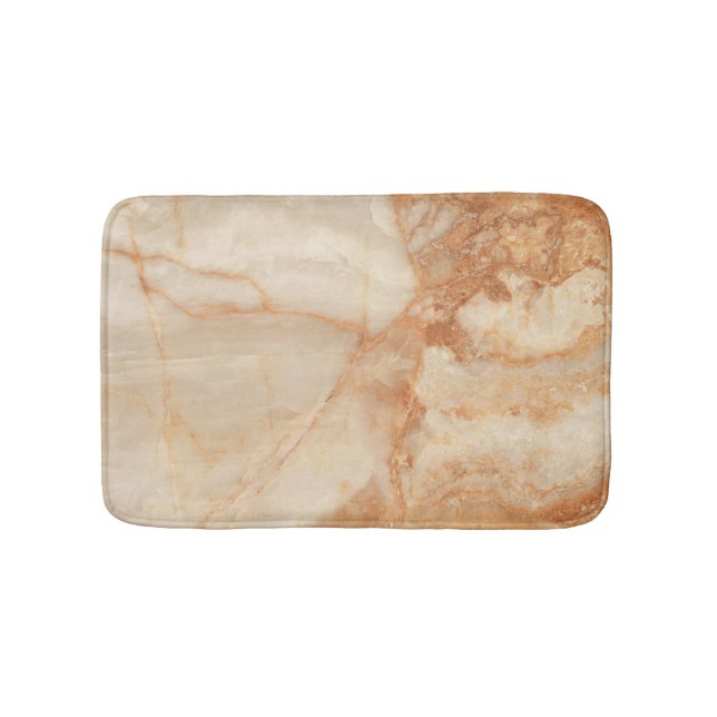 Tapis De Bain Texture de pierre beige (Devant)