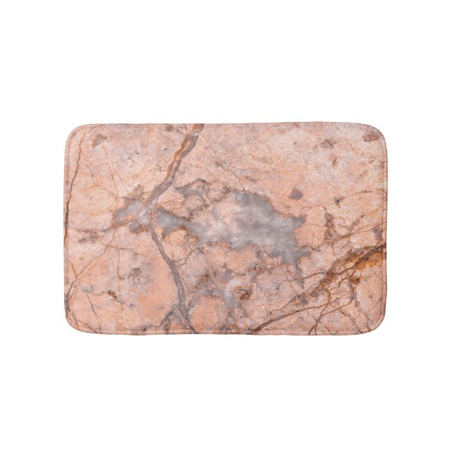 Tapis De Bain Texture de pierre de marbre cool tendance (Devant)