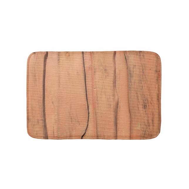 Tapis De Bain Texture en bois (Devant)