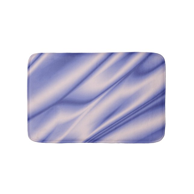 Tapis De Bain Texture en soie violette (Devant)