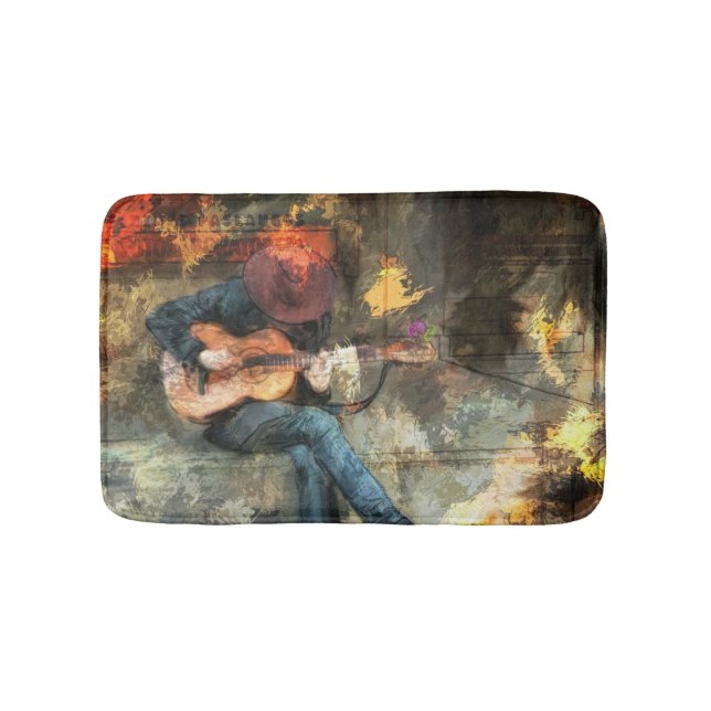 Tapis De Bain The Guitar Man (Devant)
