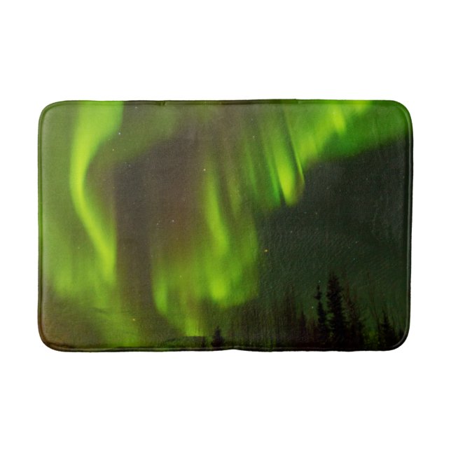 Tapis De Bain The Northern Lights | Fairbanks, Alaska (Devant)