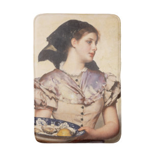 Tapis De Bain The Oyster Girl (par Karl Gussow)