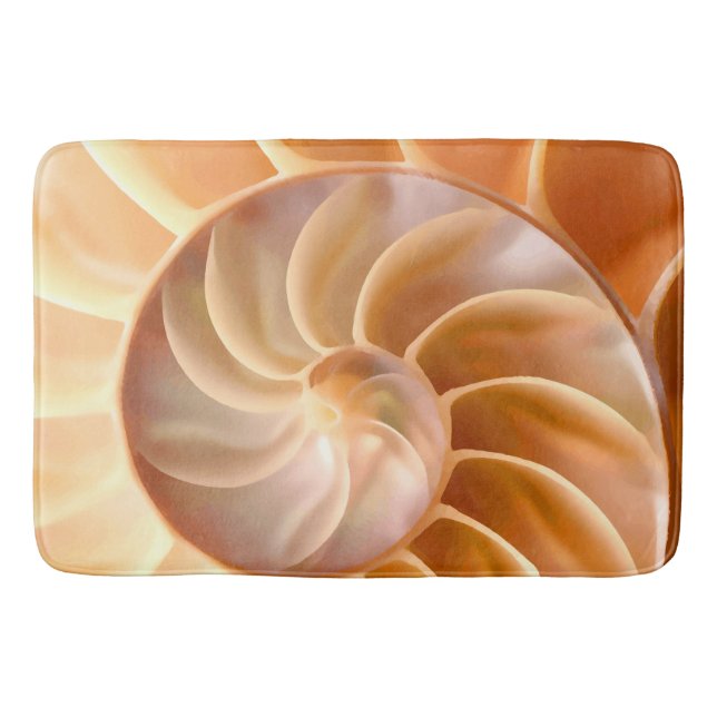 Tapis De Bain Thème de Beach Seashell (Devant)