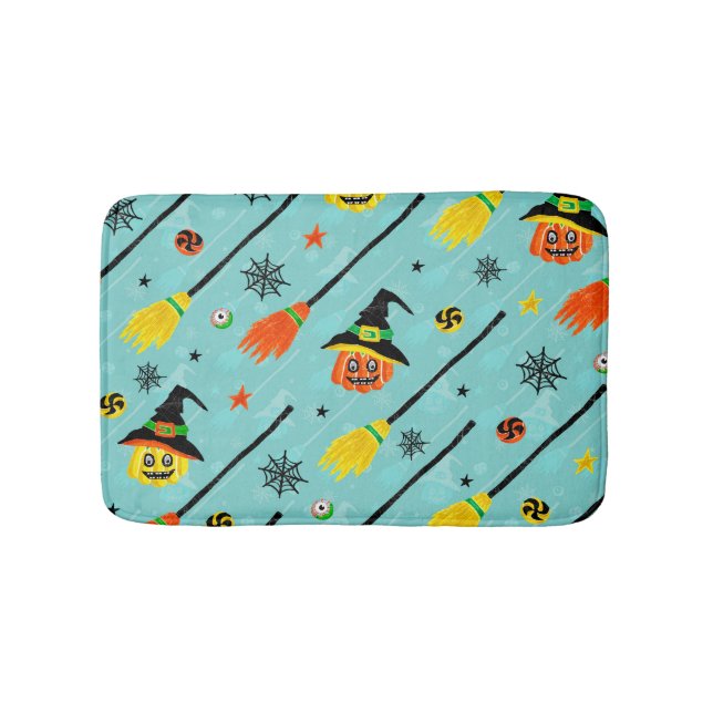 Tapis De Bain Thème Halloween Witchen sans couture (Devant)