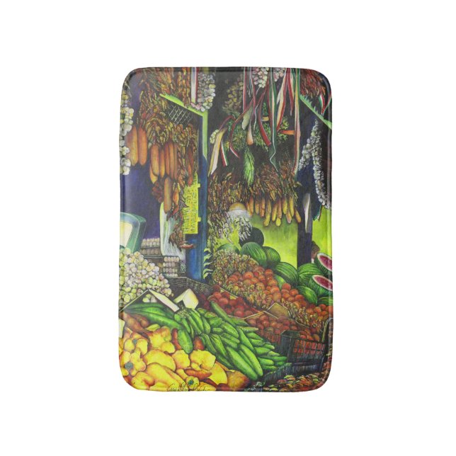 Tapis De Bain Threads communs des interactions humaines, Budapes (Devant (Vertical))